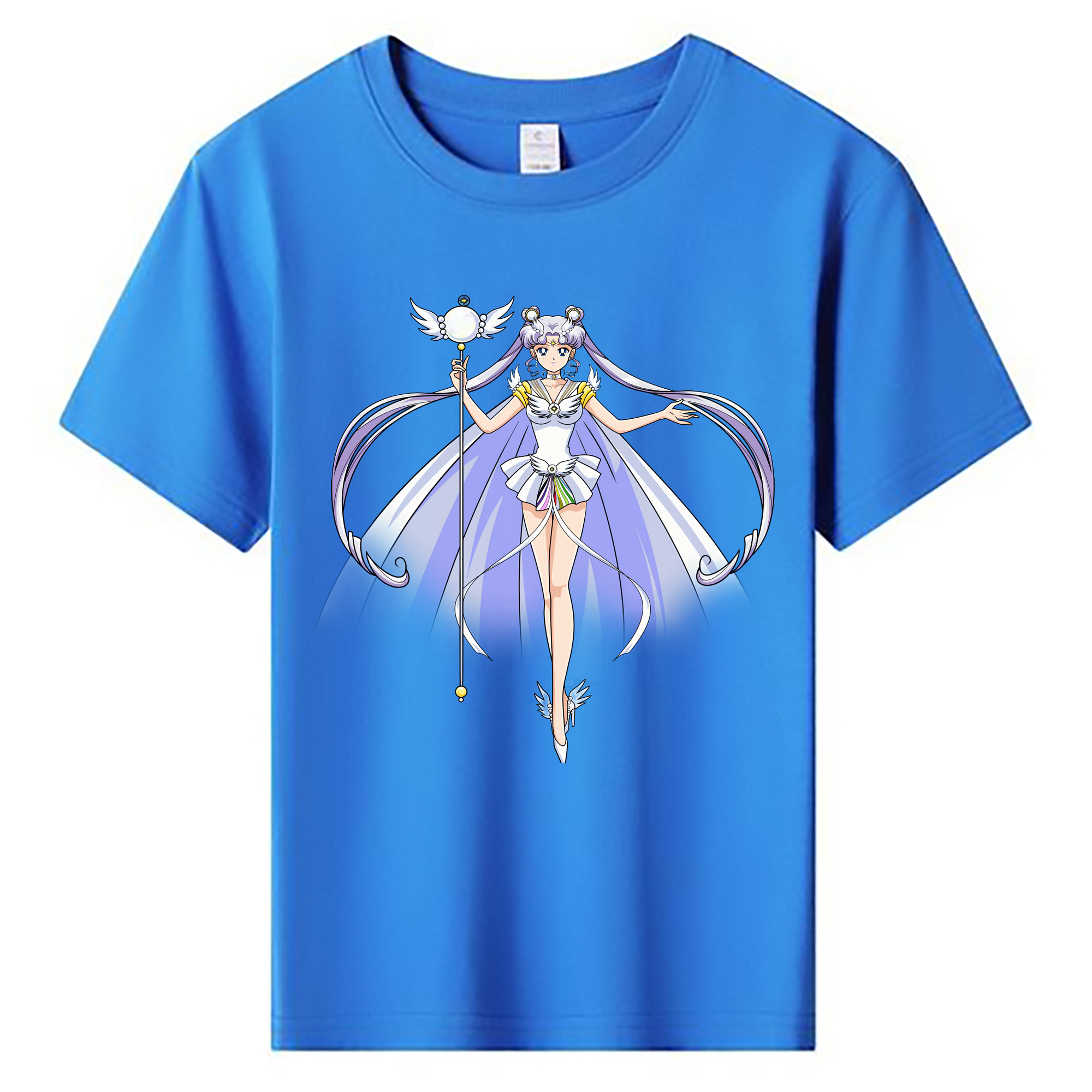 （画像用） 美少女戦士セーラームーン 月野 うさぎ つきの うさぎ Sailor Moon Tsukino Usagi 綿100％キッズTシャツ（フロントプリント）